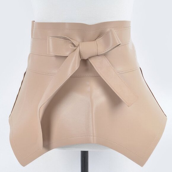 Faux Leather Skirt Belt main image 6